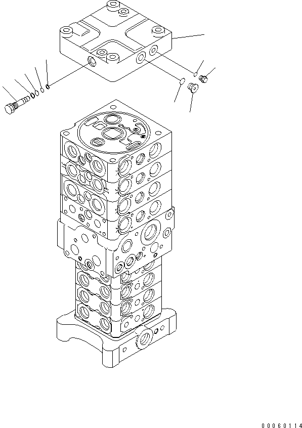 Управляющий клапан 723-58-14501 KOMATSU
