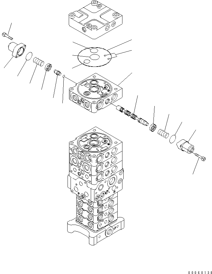 Клапан в сборе 723-51-05100 KOMATSU