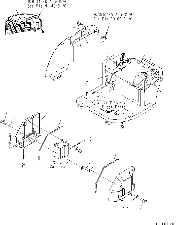 PLATE¤ OPERATING,ISO PATTERN 09822-A0800 KOMATSU
