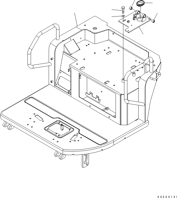 Рама 22M-54-23170 KOMATSU