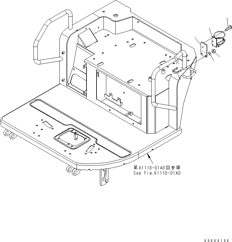 Пластина 22M-54-27121 KOMATSU