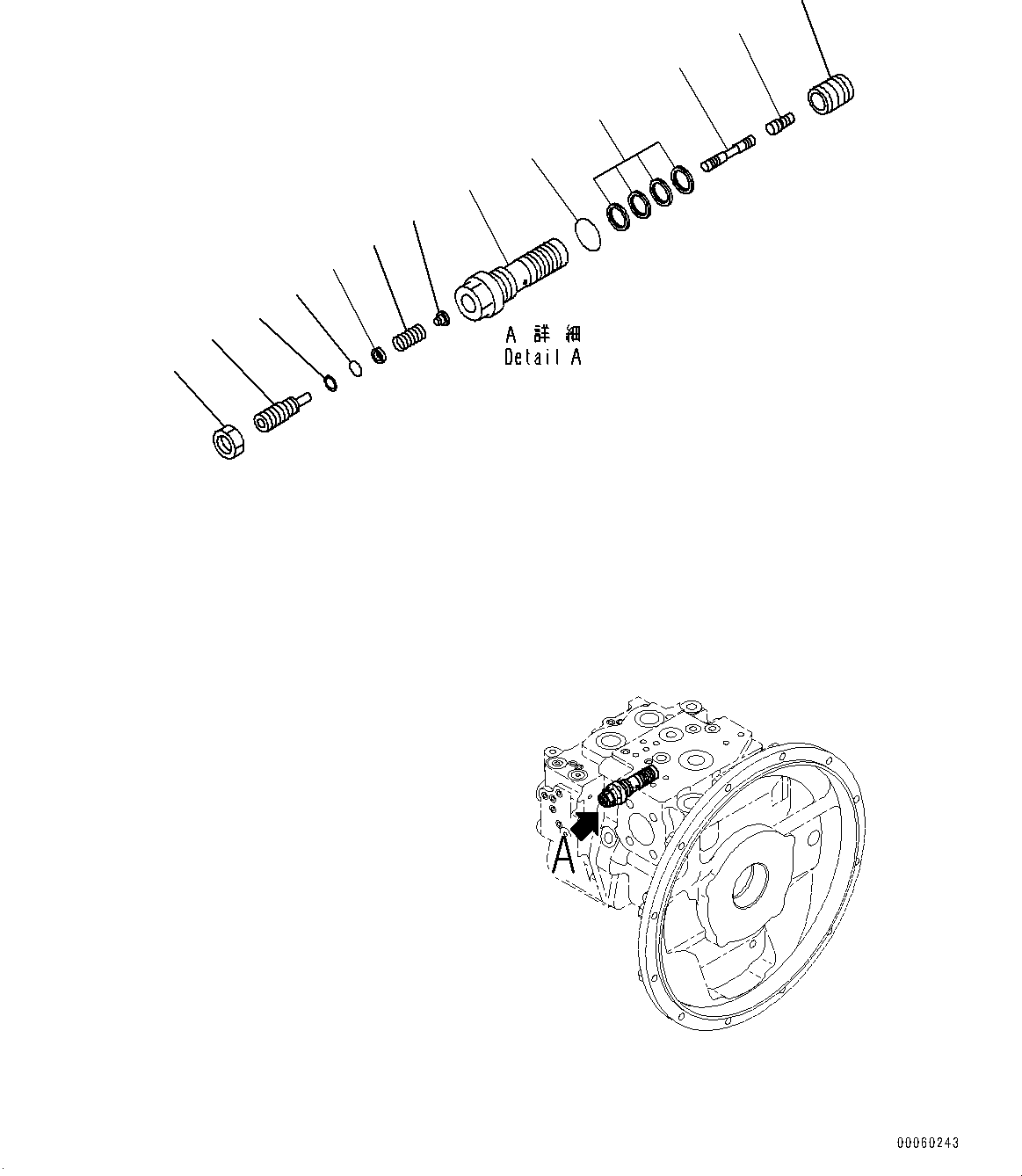 VALVE ASSEMBLY, LS \ \ 708-3D-04710 KOMATSU