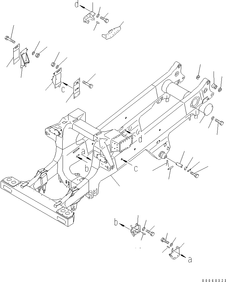 FRAME SUB ASS'Y 561-46-63102 KOMATSU