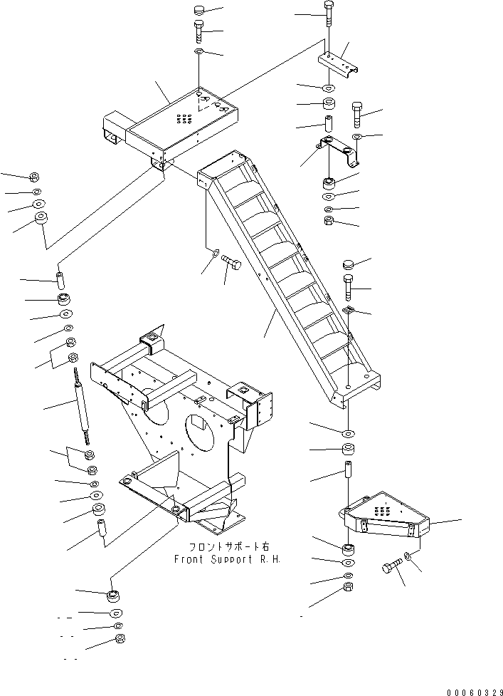 гайка 01597-02016 KOMATSU
