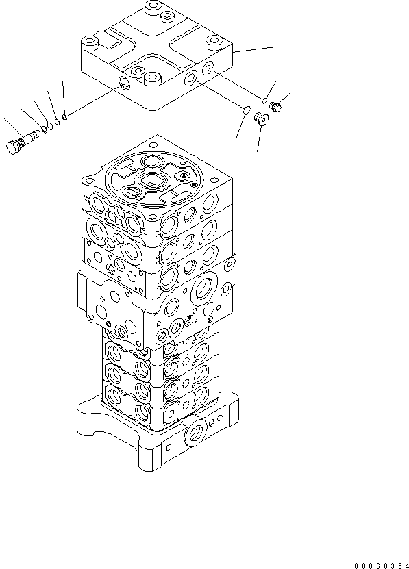 Управляющий клапан 723-57-14501 KOMATSU