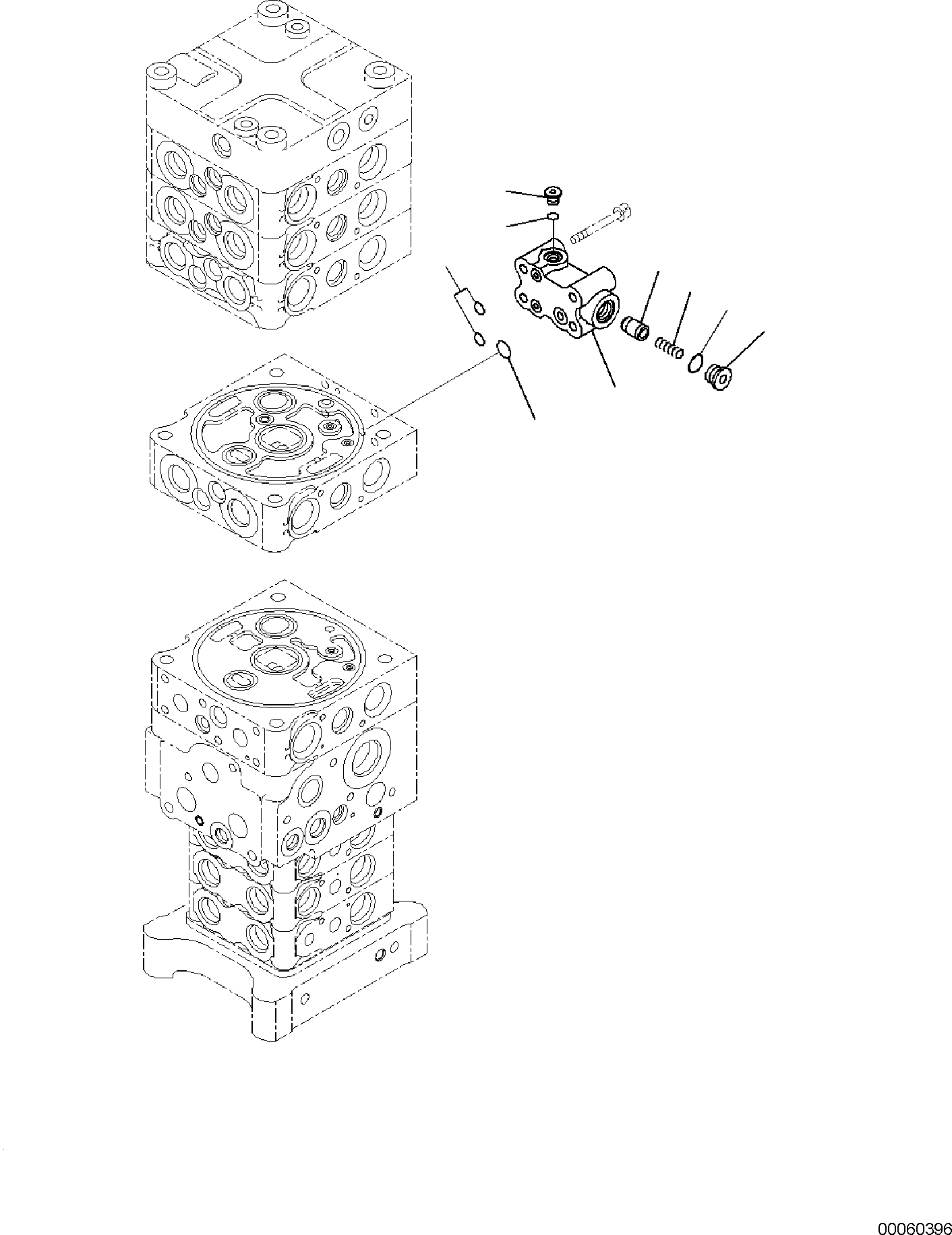 Клапан управления в сборе 723-58-22501 KOMATSU