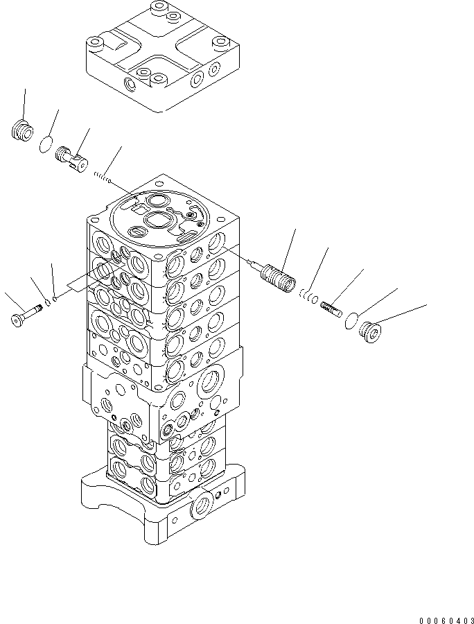 Клапан в сборе (723-51-05200) KOMATSU