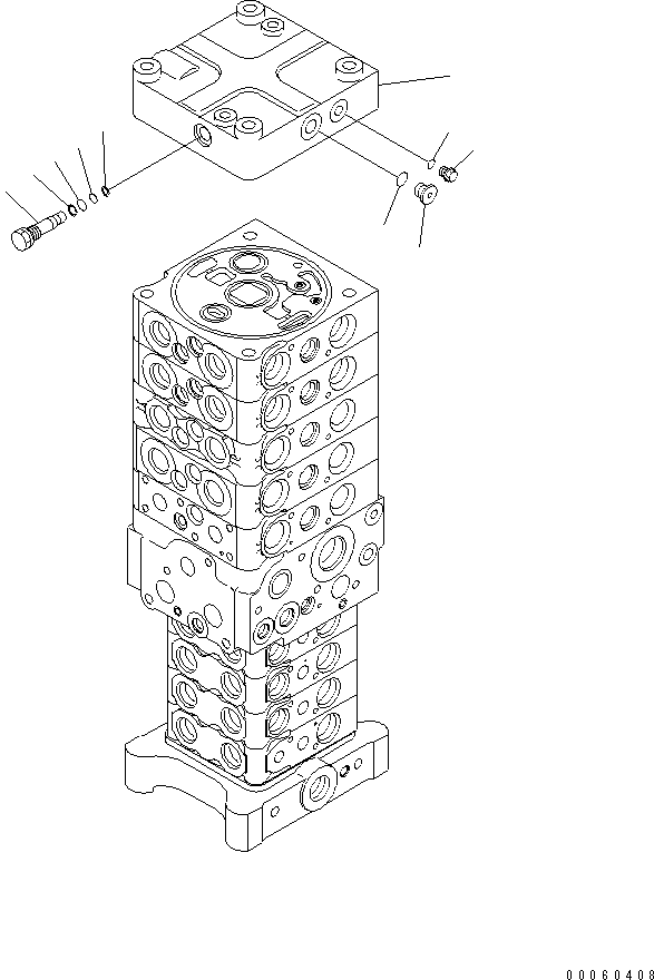 Управляющий клапан 723-59-14501 KOMATSU