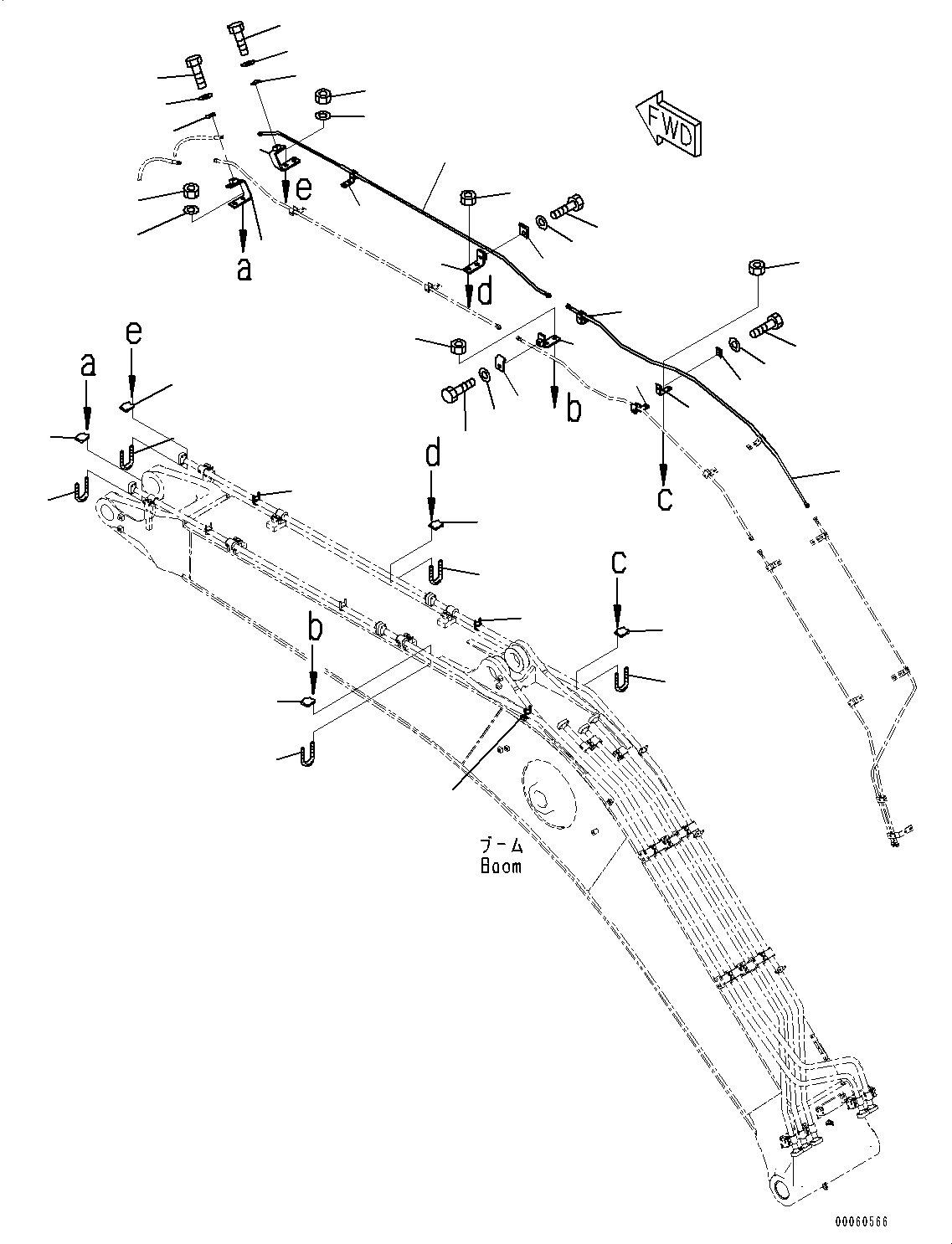 Трубка 207-62-75562 KOMATSU
