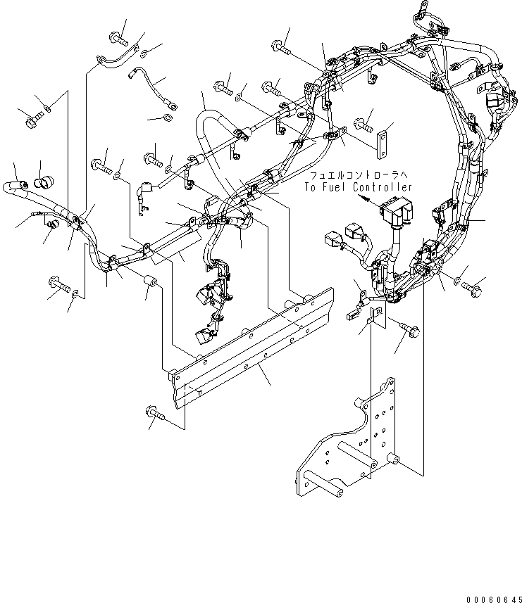 Жгут проводов 6261-81-6110 KOMATSU