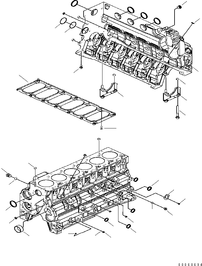 Расширительная заглушка 6731-22-7140 KOMATSU