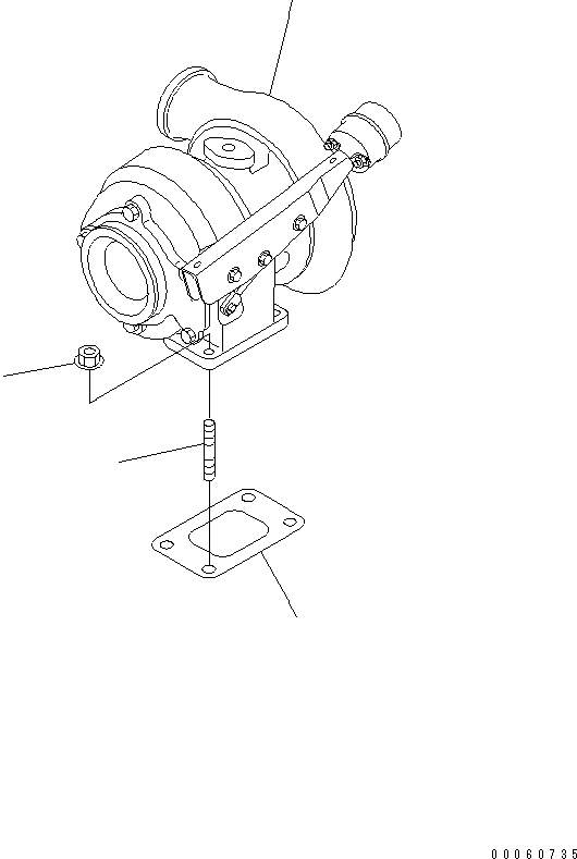 TURBOCHARGER 6754-81-8030 KOMATSU