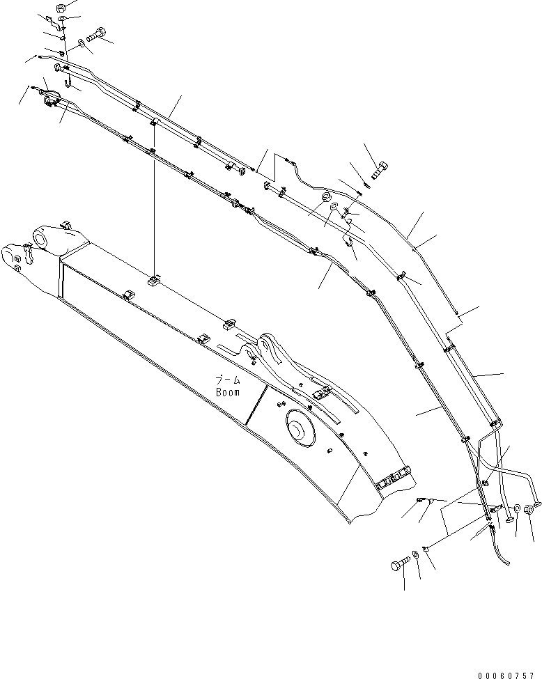 Трубка 208-62-75261 KOMATSU