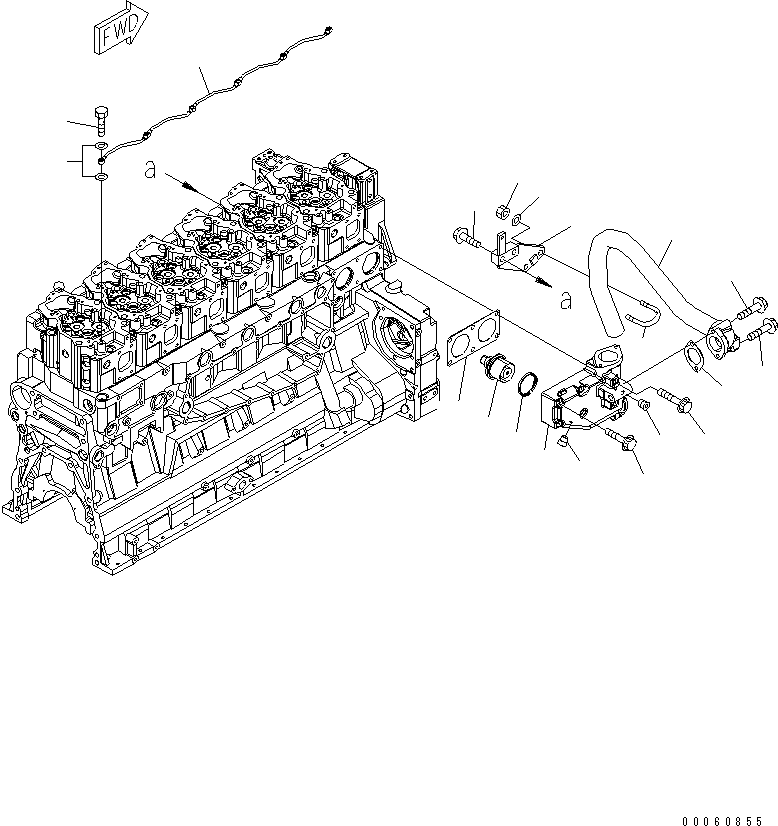 Кронштейн 17A-911-4772 KOMATSU