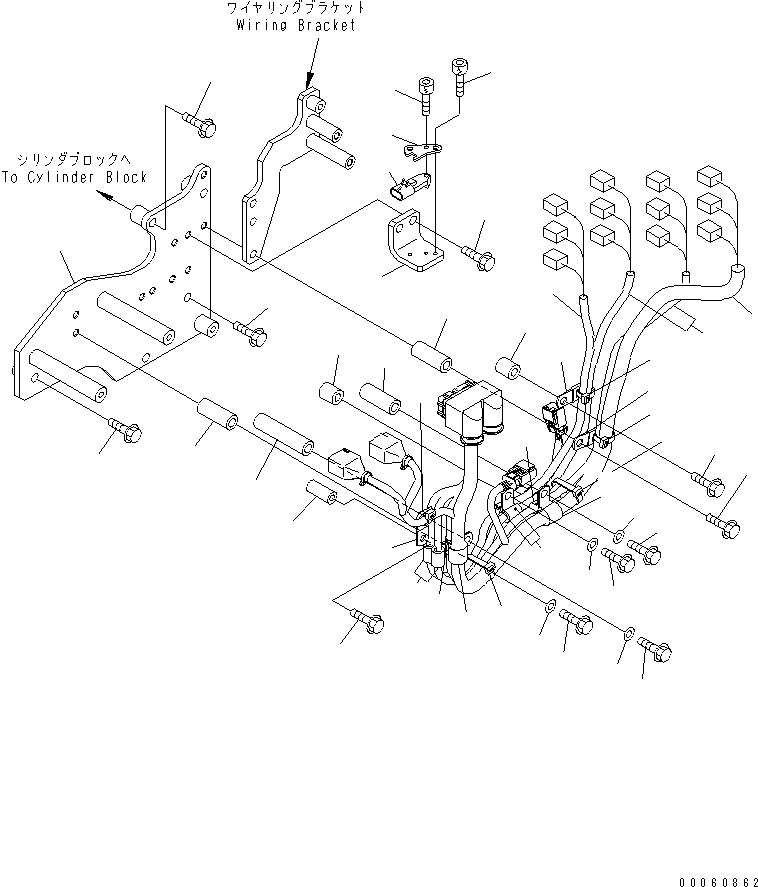 Жгут проводов 6261-81-8521 KOMATSU