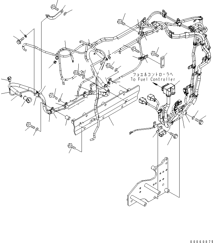 Жгут проводов 6261-81-9330 KOMATSU