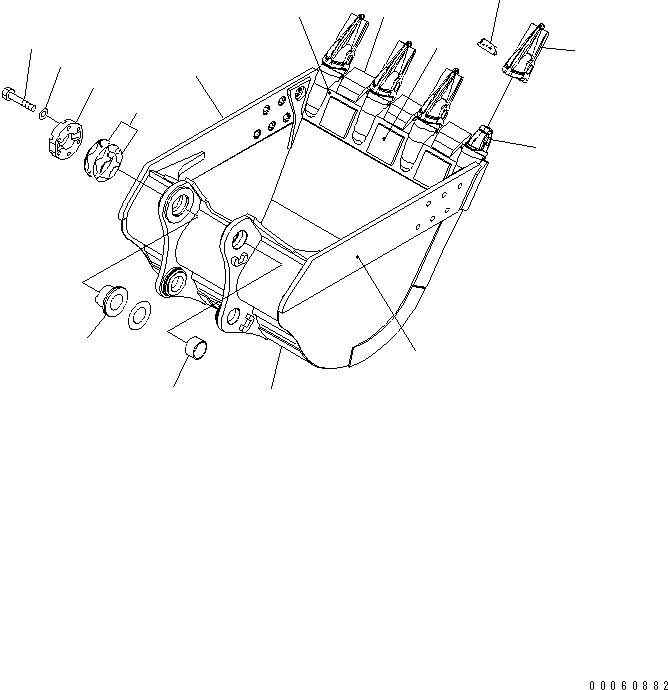 Пластина сварная 21M-70-24A40 KOMATSU