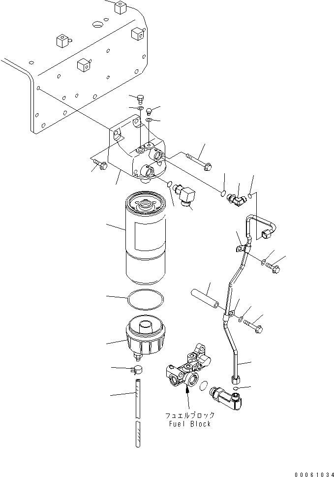 Tube, Outlet 6261-71-6490 KOMATSU