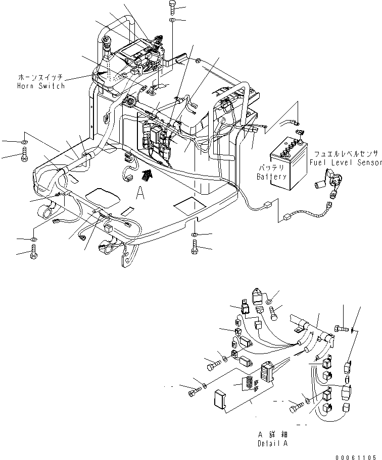Жгут проводов 22J-06-26161 KOMATSU