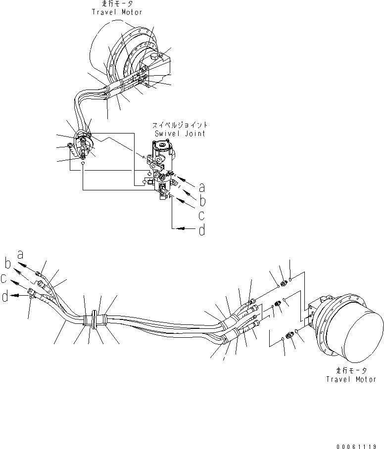 HOSE, 1830MM 22B-62-22830 KOMATSU