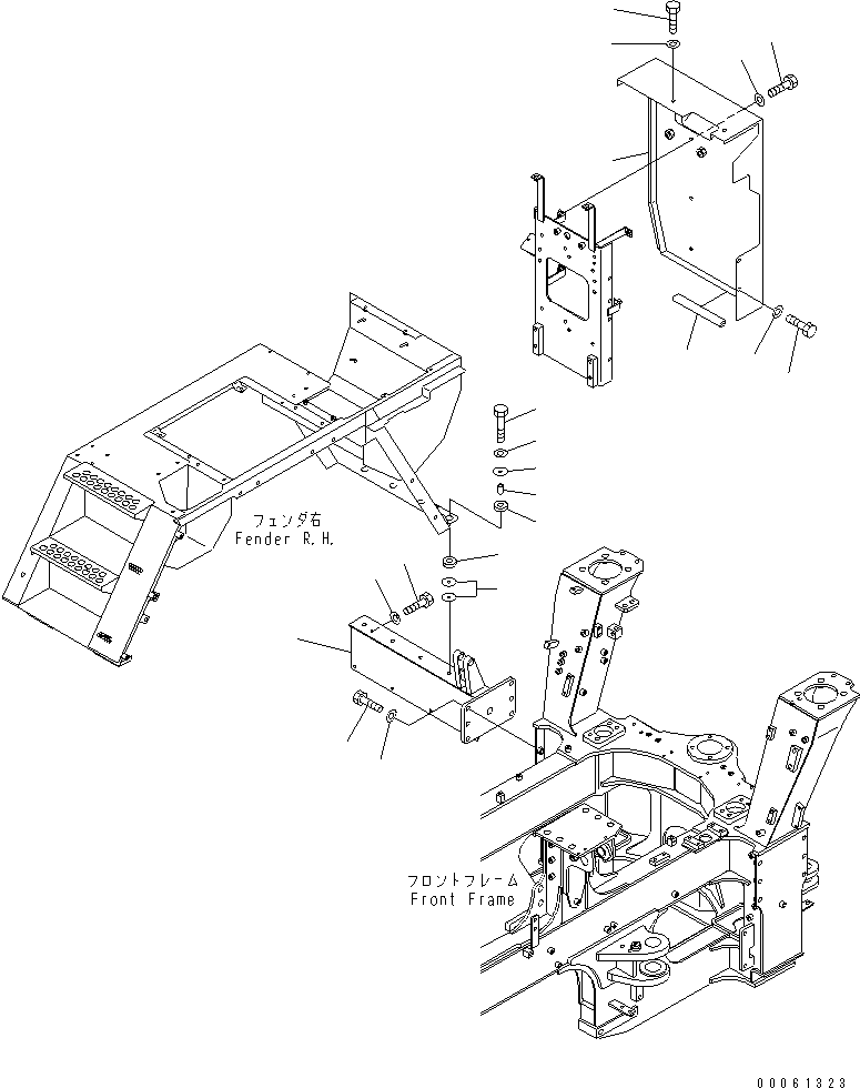 Крышка 56D-54-22182 KOMATSU