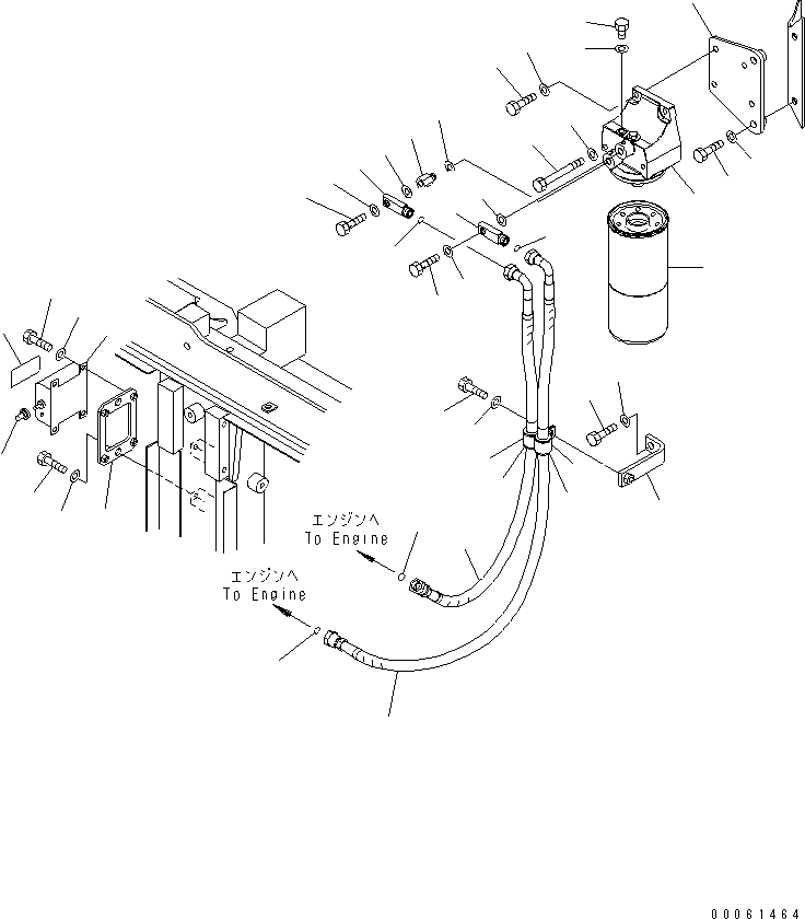 Шланг 02763-004A9 KOMATSU