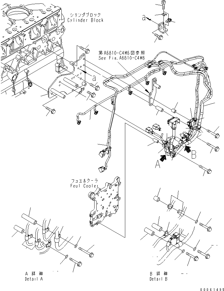 Жгут проводов 6261-81-8910 KOMATSU