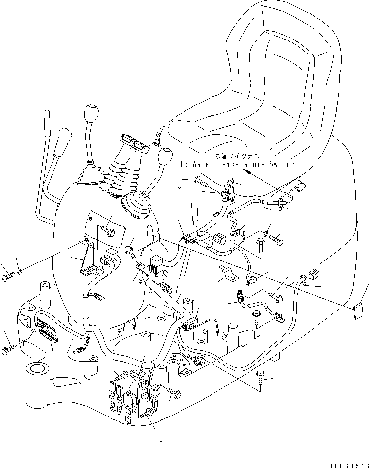PLATE, INSTRUCTION,FUSE 21S-98-32110 KOMATSU