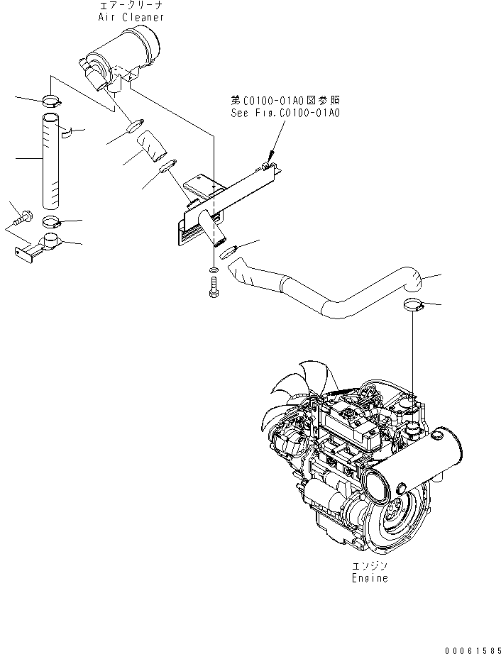 Шланг 22L-01-27230 KOMATSU