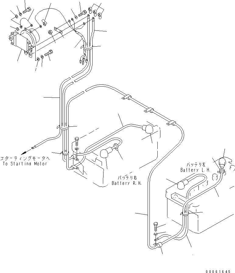 Кабель 08028-13175 KOMATSU