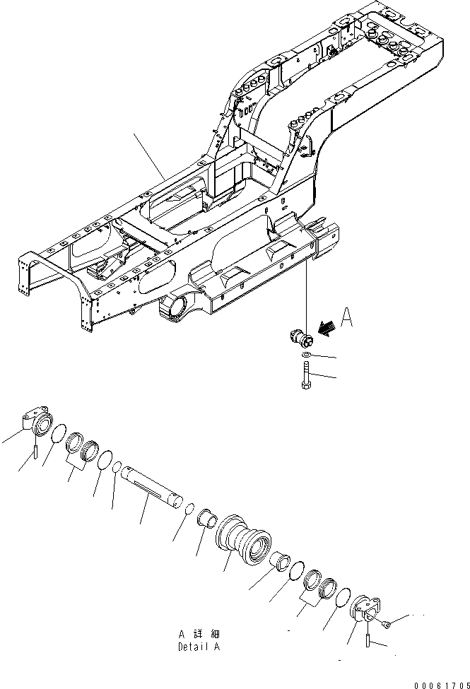 Опорный каток в сборе 207-30-00511 KOMATSU