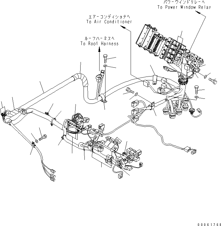 Жгут проводов 56B-06-26410 KOMATSU