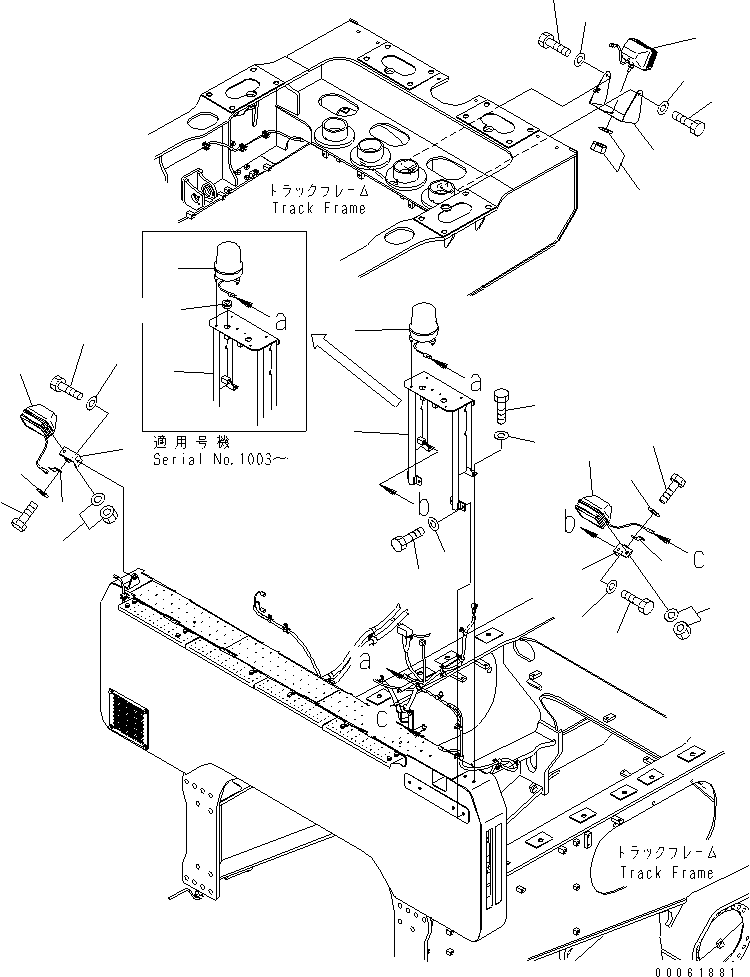 Лампа красная 8234-06-2910 KOMATSU