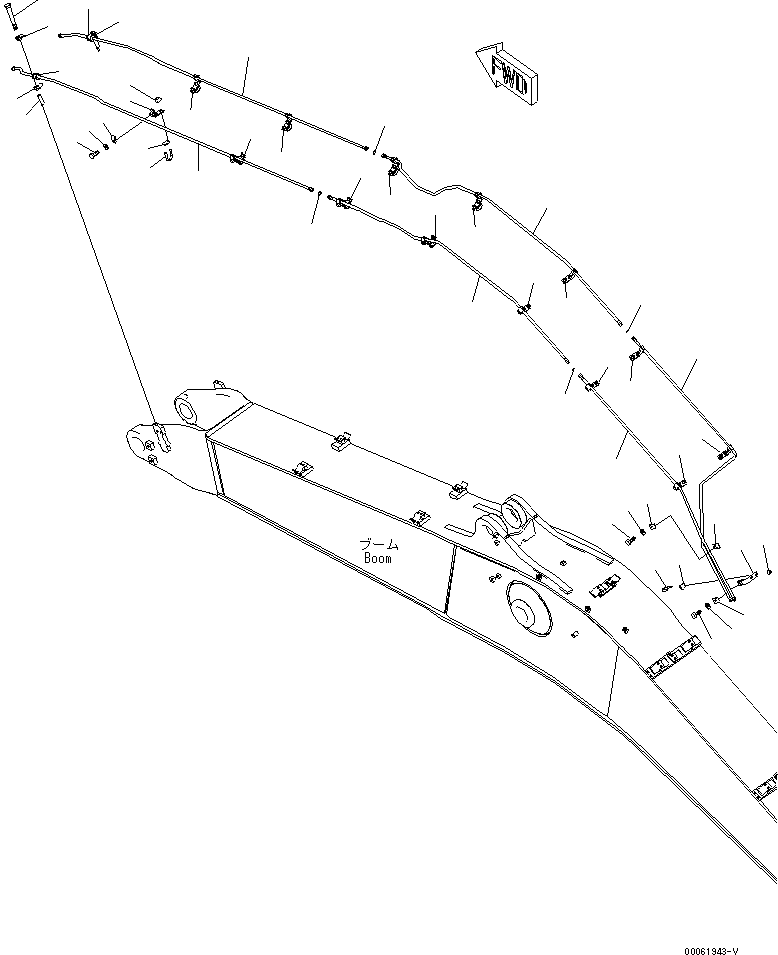 Трубка 208-62-75210 KOMATSU