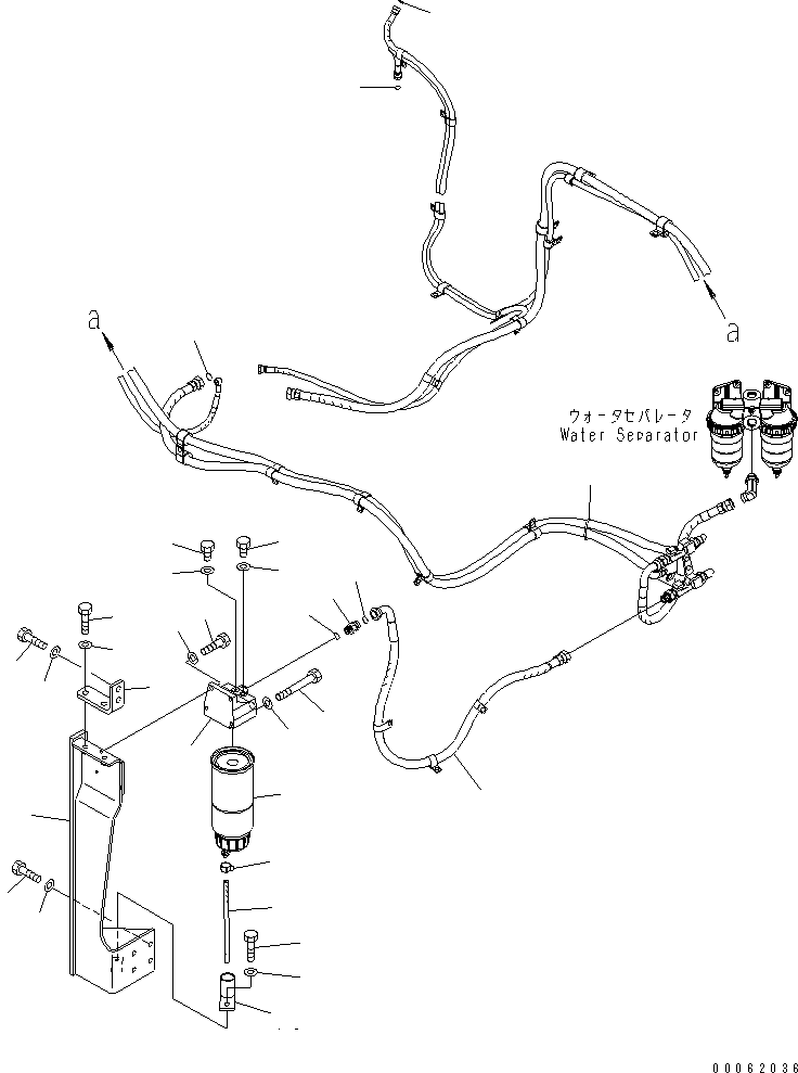 Шланг 07286-00840 KOMATSU