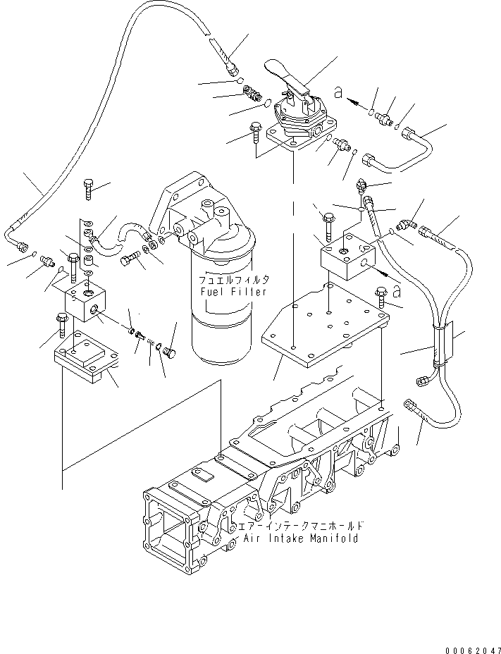 Шланг 07623-00408 KOMATSU