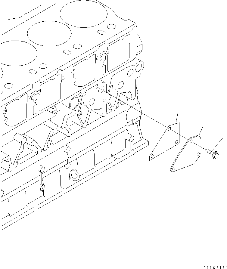 Прокладка 6218-51-6980 KOMATSU