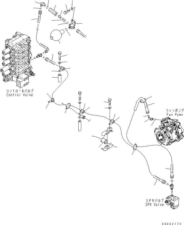Шланг 17M-61-52371 KOMATSU