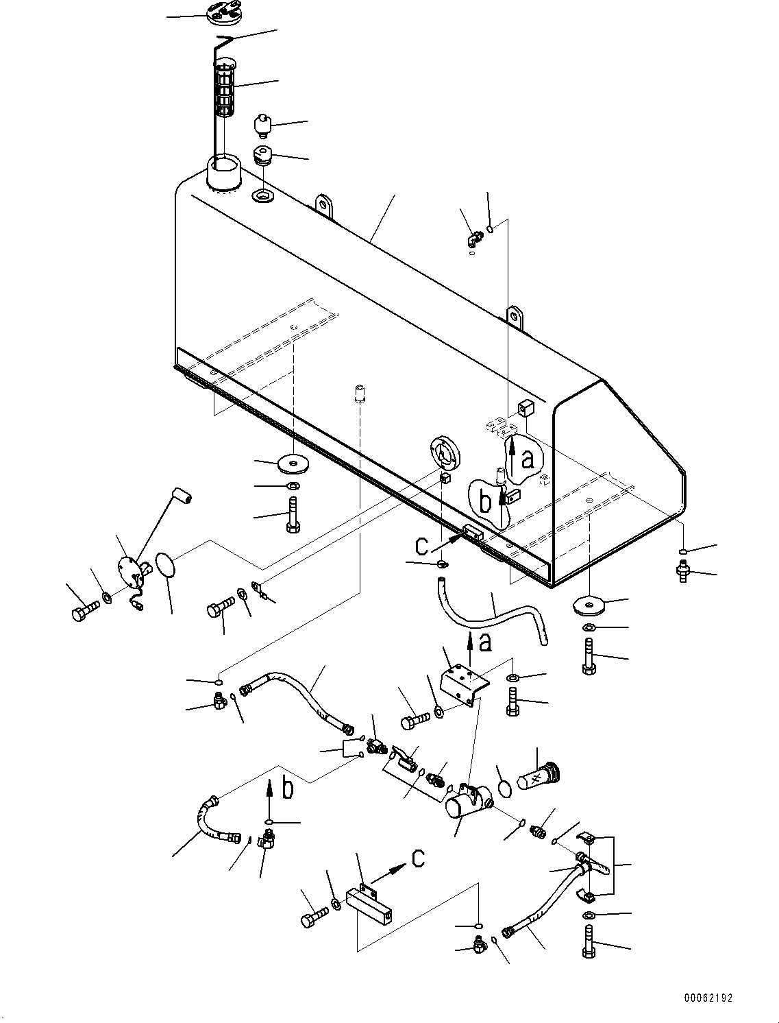 Бак 17M-04-42112 KOMATSU