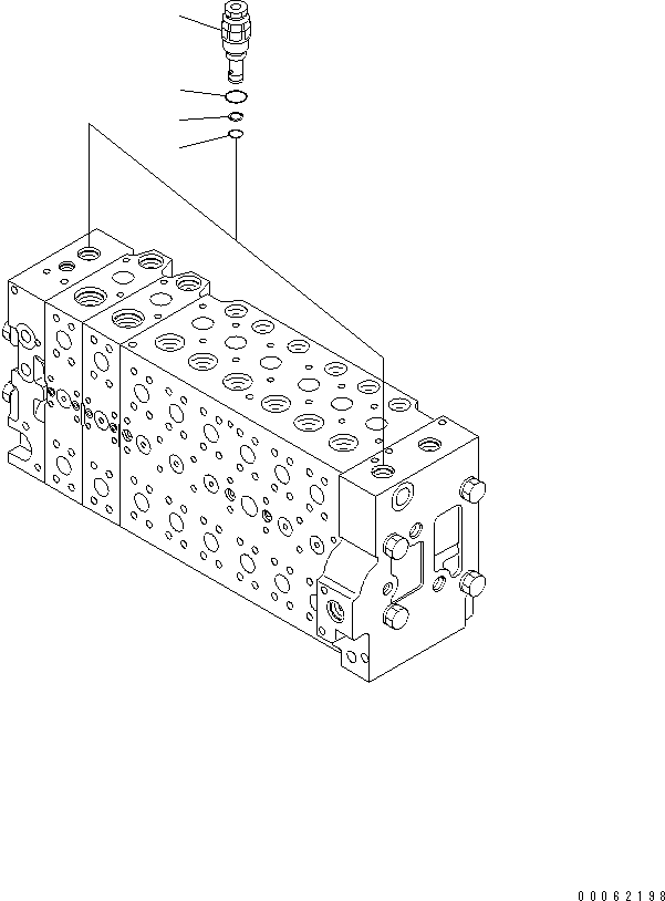 Клапан в сборе, предохранительный 723-40-94100 KOMATSU