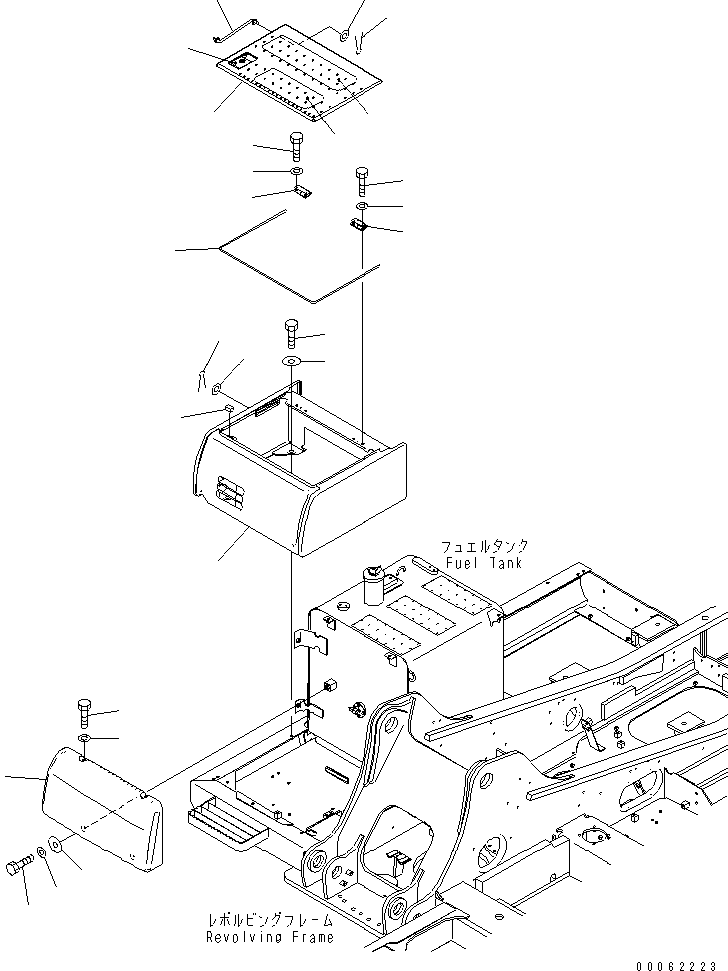 Корпус 206-54-A3561 KOMATSU