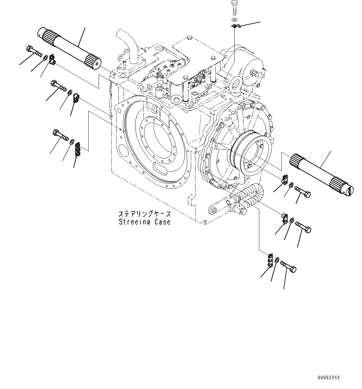 Вал 17M-22-48110 KOMATSU