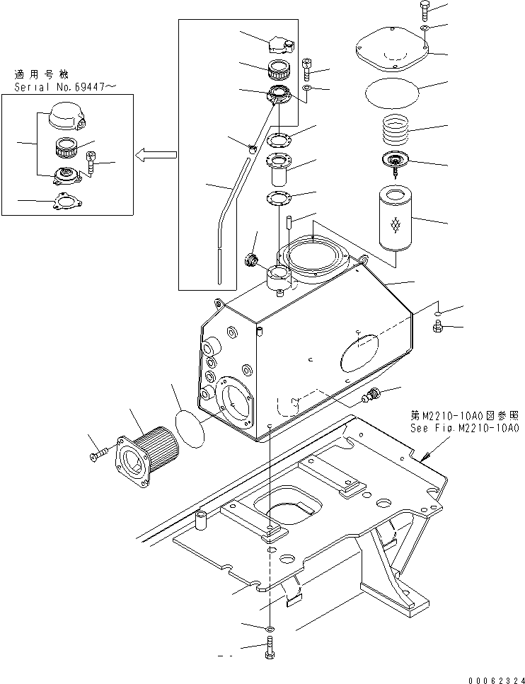 Бак 14X-60-31120 KOMATSU