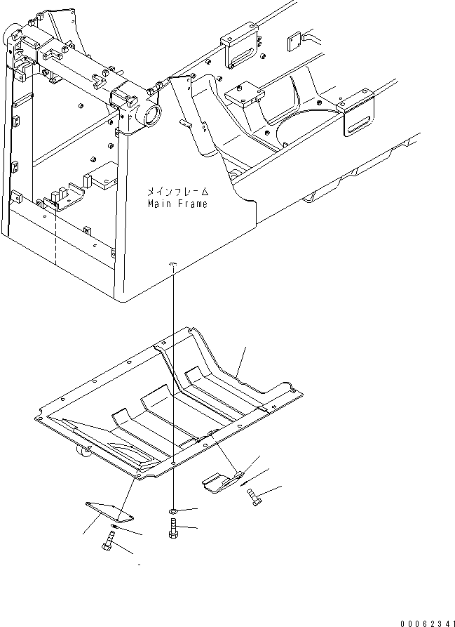 GUARD FRONT 14X-54-39260 KOMATSU