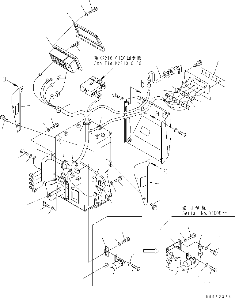 Панель 17M-54-54830 KOMATSU