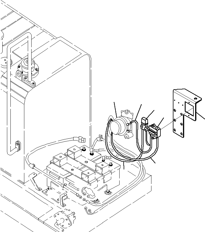 Switch, Battery Relay(Battery and Battery Case Group,Relay) (08088-30000) KOMATSU
