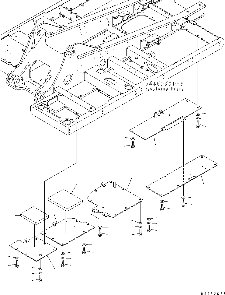 Крышка 207-54-KC010 KOMATSU