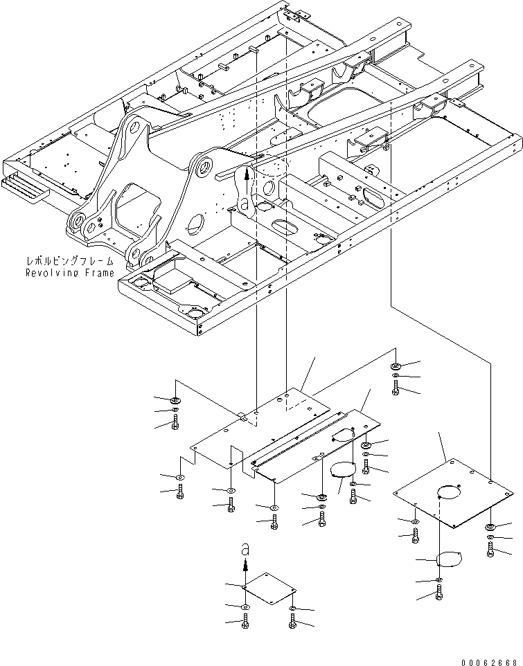 Крышка 207-54-KB720 KOMATSU