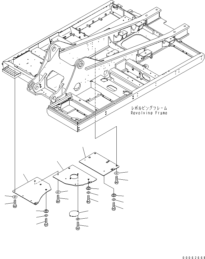 Крышка 207-54-KC040 KOMATSU