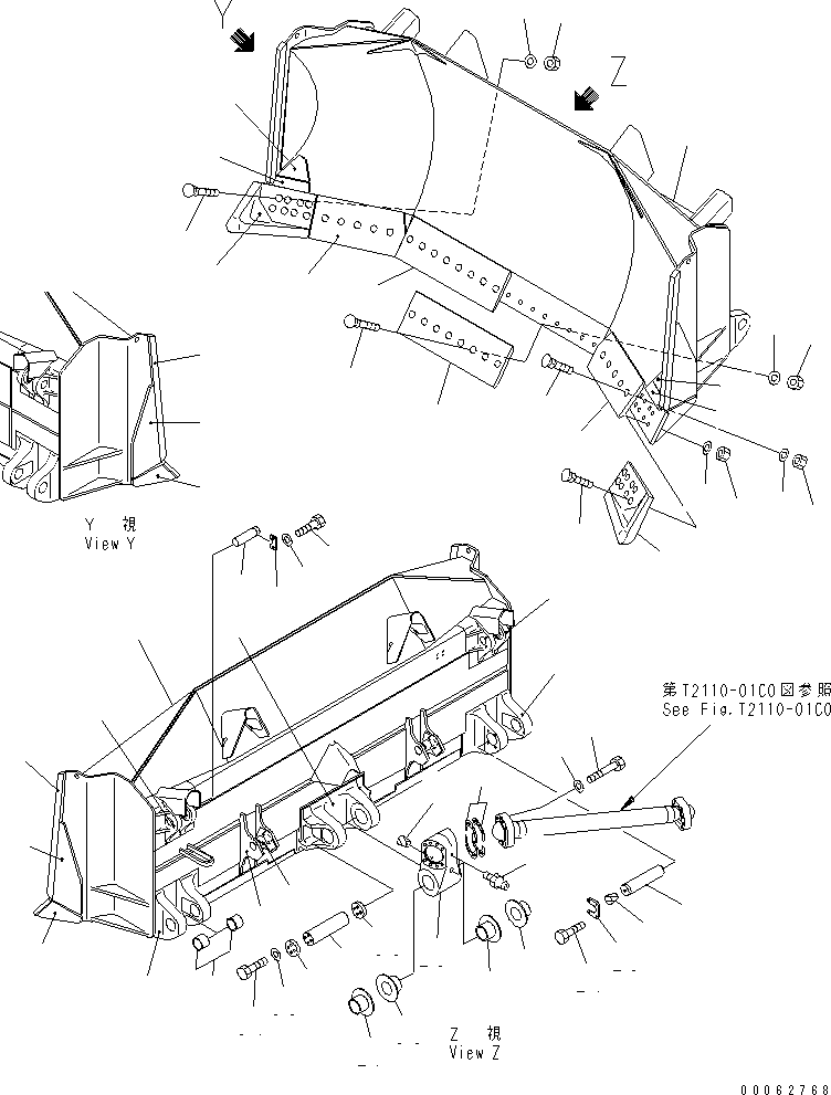 Щётка стеклоочистителя 195-72-73110 KOMATSU